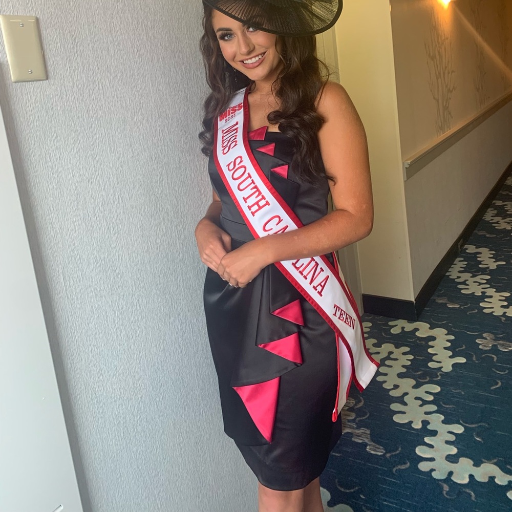 White House Black Market strapless dress